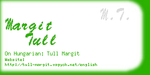 margit tull business card